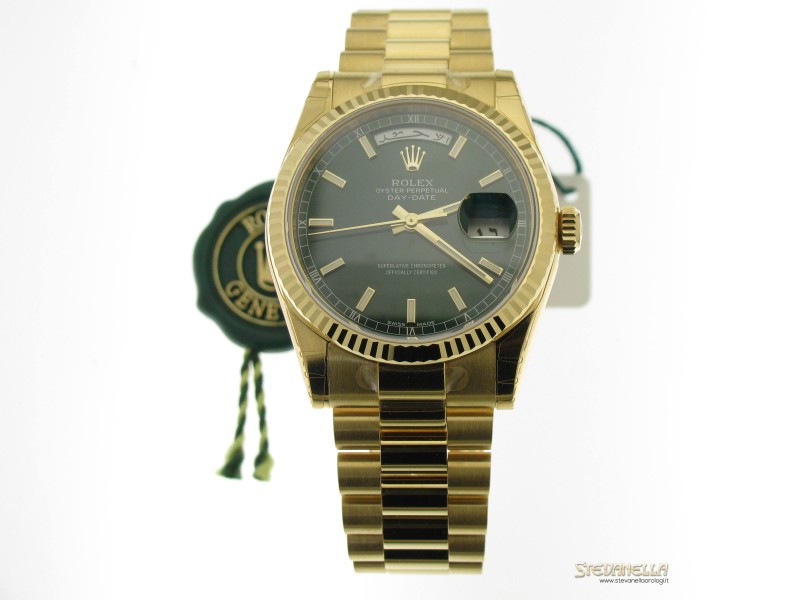 Rolex 118238 green new arrivals